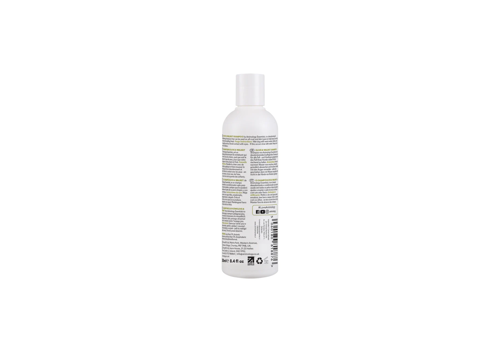 ANIMOLOGY ESSENTIALS OLIVE AND WALNUT SHAMPOO PARA PERROS 250ML