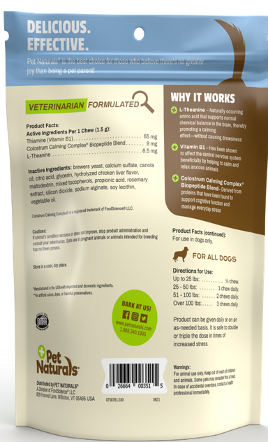 CALMING PERROS 30UN (45G)