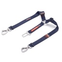 CACHORREIROS CORREA CINTURON DE SEGURIDAD DOBLE BOB E MARLEY TALLA P - S