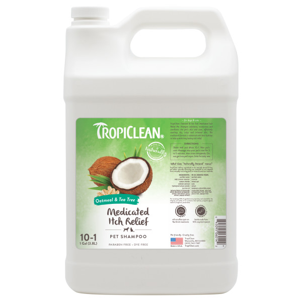 TROPICLEAN GALON OATMEAL & TEA TREE SHAMPOO 3,78L