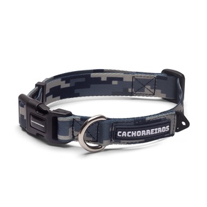 [CA-241] CACHORREIROS COLLAR CAMUFLAJE GRIS TALLA P (S)